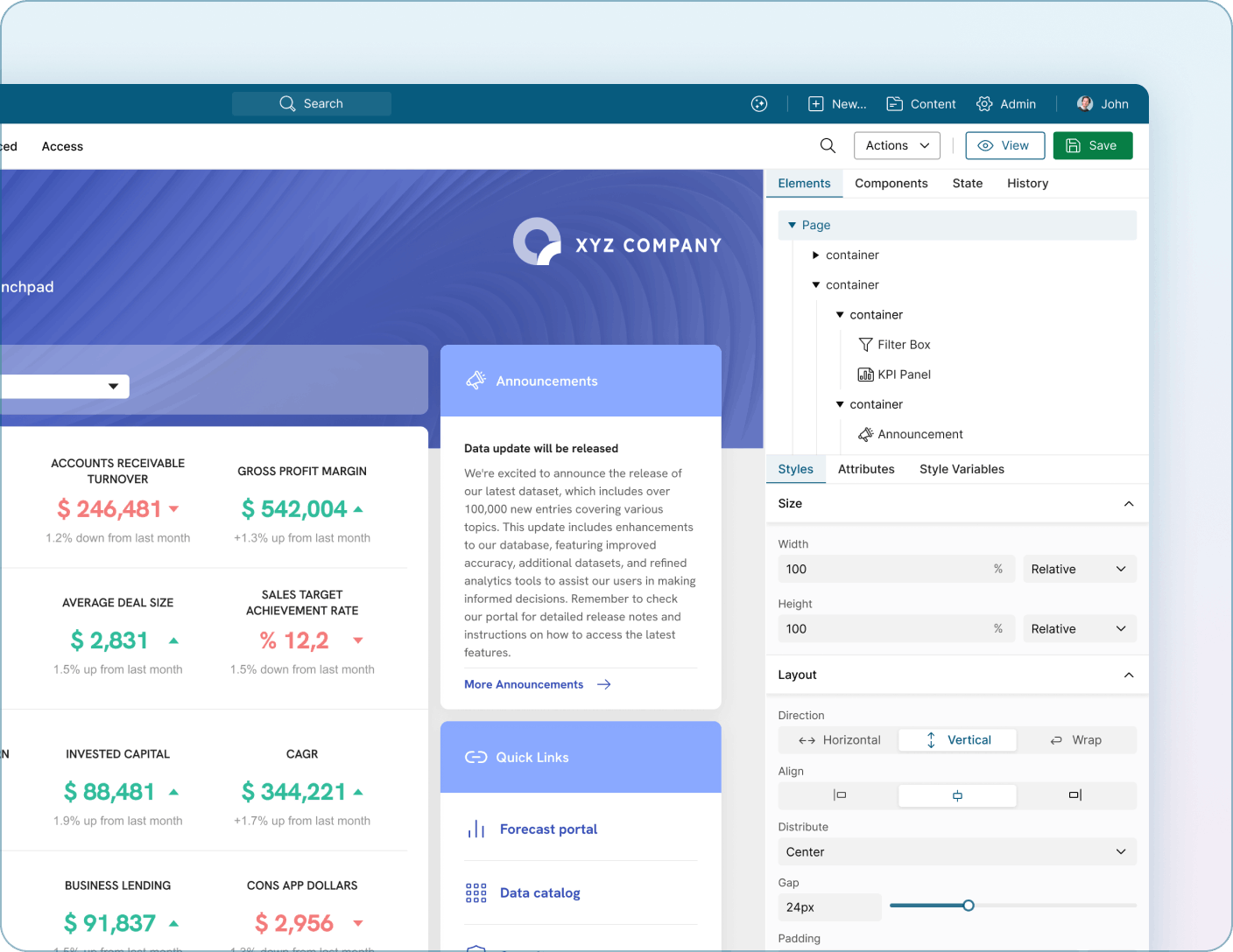 Ensures all custom apps inherit a consistent, on-brand visual style across Metric Insights Mobile Version