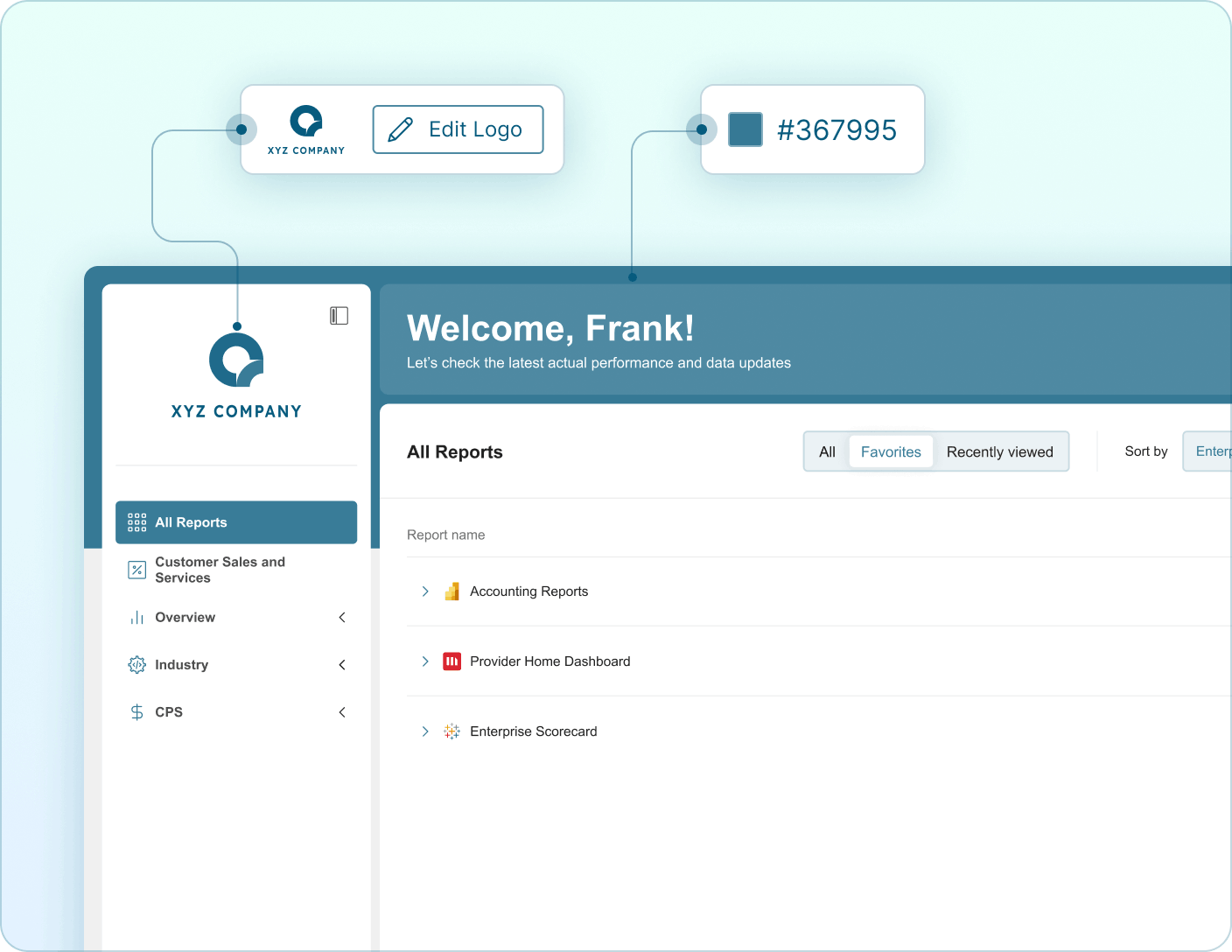 Configuration interface demonstrating adjustable layout, navigation, and component behavior without code Mobile Version