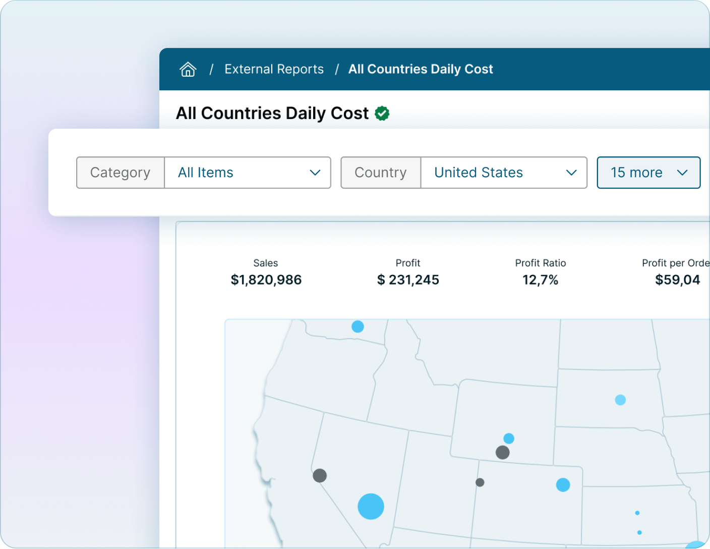 BI content access request interface Mobile Version