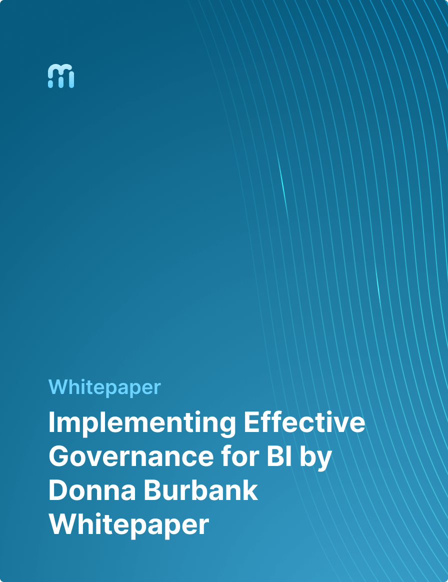 Implementing Effective Governance for BI by Donna Burbank Whitepaper